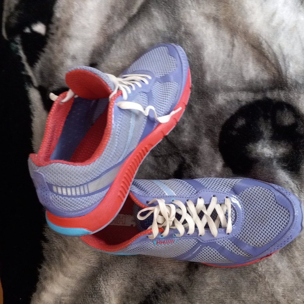 Purple and pink Helly Henson shoes